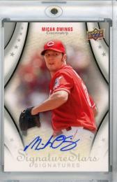 2009 Upper Deck Signature Stars Cincinnati Reds Micah Owings Autographs