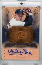 2005 Upper Deck Hall of Fame New York Yankees Whitey Ford Hall Worthy Autograph (Lastナンバー!) 25/25