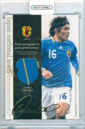 2008 サッカー日本代表 オフィシャルトレーディングカード スペシャルエディション 大久保嘉人 #PJ5 プリント箔サインジャージーカード【094/100】