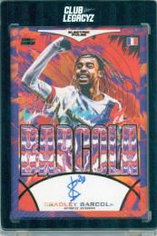 2025 Club Legacyz Icons 4TH World Heroes Bradley Barcola Electric Pulse Autograph Card【09/10】
