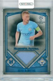 2017-18 Topps Uefa Champions League Museum Collection Kevin De Bruyne #MMSR-KDB Meaningful Material Single Relics Sapphire Parallel【39/75】 Manchester City