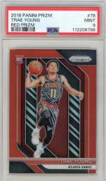 2018-19 Panini Prizm Trae Young RC【013/299】【PSA9】