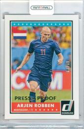 2015 Panini Donruss Soccer Arjen Robben #43 Base Gold Press Proof Parallel【63/99】 Nederland