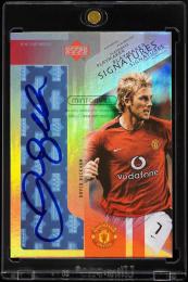 2003 Upper Deck Manchester United  David Beckham  Mini Playmakers Autograph Manchester United