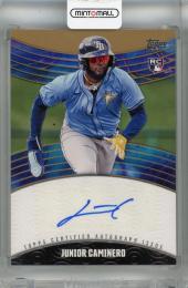 2024 Topps Japan Edition Junior Caminero Japan Edition Autographs Gold #JEA-JCA RC ※裏面白かけあり【22/25】 Tampa Bay Rays