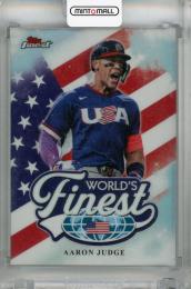 2026 Topps Finest Aaron Judge World's Finest Refractor #WF-1 USA