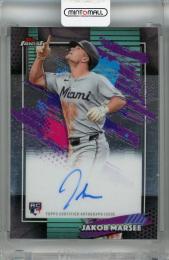 2026 Topps Finest Jakob Marsee Finest Autographs #FA-JM RC Miami Marlins