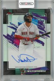 2026 Topps Finest Wilyer Abreu Finest Autographs Refractor #FA-WA ※へこみあり Boston Red Sox