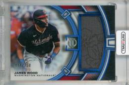 2026 Topps Tribute James Wood  Jumbo Relics Blue #TJR-JW【117/150】 Washington Nationals