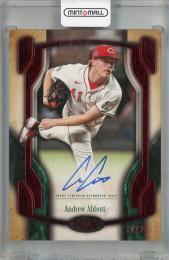 2026 Topps Tier One Andrew Abbott Break Out Autographs Red #BOA-AA 【12/25】 Cincinnati Reds