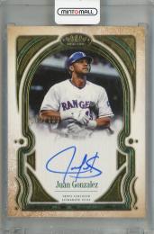 2026 Topps Tier One Juan Gonzalez Tier One Talent Autographs #T1TA-JG【006/199】 Texas Rangers