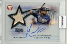2022 Topps Pristine Nelson Cruz Slice of a Star Autograph Relics【80/99】 Tampa Bay Rays
