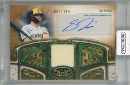 2026 Topps Tier One Sal Frelick Autographed Tier One Relics #AT1R-SF【097/199】 Milwaukee Brewers