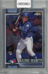 2026 Topps Chrome Kazuma Okamoto Base #78 RC Toronto Blue Jays
