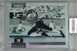 2026 Topps Chrome Carlos Correa Negative Refractor #47 ※初期傷あり Houston Astros