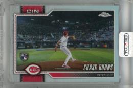 2026 Topps Chrome Chase Burns Base Image Variations #134 RC Cincinnati Reds