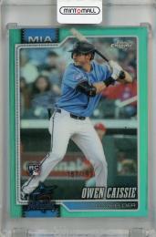 2026 Topps Chrome Owen Caissie Aqua Refractor #115 RC【157/199】 Miami Marlins
