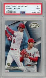 2018 TOPPS GOLD LABEL SHOHEI OHTANI 17 【PSA9】 LOS ANGELES ANGELS