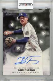 2024 TOPPS Series 2 Brice Turang Stars Autographs #BSA2BT Milwaukee Brewers