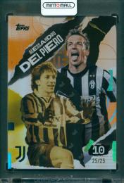 2024-25 TOPPS Team Set Juventus Alessandro Del Piero #44 First Goal Orange【25/25】