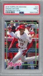 2018 TOPPS ON DEMAND SHOHEI OHTANI 23 【PSA9】 LOS ANGELES ANGELS