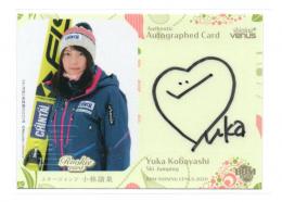 2020 BBM シャイニングヴィーナス スキージャンプ 小林諭果 ルーキー版直筆サインカード 03/30