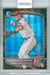 2025 Topps Bowman  Travis Bazzana #BCP-131 Bowman Chrome Prospect Reptillian Refractor Parallel Guardians