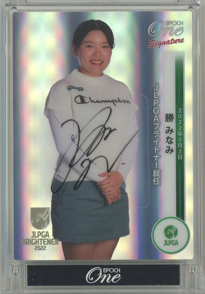 ミントモール / MINT 池袋店 / 2022 EPOCH One JLPGA 勝みなみ 直筆