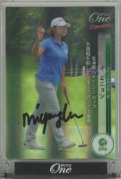 2022 EPOCH One JLPGA イ・ミニョン 直筆サインカード【1/3】