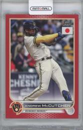 2022 TOPPS Japan Red #17 / ANDREW McCUTCHEN(Milwaukee Brewers) 【2/5】