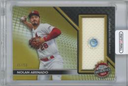2024 TOPPS Chrome Authentics Relics Gold Refractors / NOLAN ARENADO(St. Louis Cardinals) 【35/50】