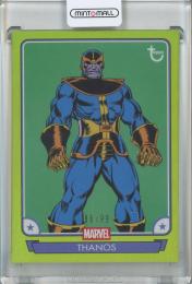2026 Topps Brooklyn Collection Captain America 85th Anniversary Thanos Chartreuse #26【86/99】