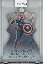 2022 Fleer Ultra Avengers  Captain America Checkmates Hero King #CP32