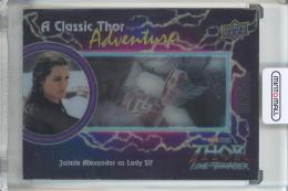 2023 Upper Deck Thor Love and Thunder Jaimie Alexander as Lady Sif A Classic Thor Adventure Gold #FC21【12/25】