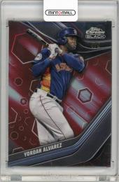 2023 TOPPS CHROME BLACK YORDAN ALVAREZ RED REFRACTOR【5/5】 HOUSTON ASTROS