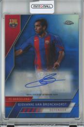 2022-23 Topps FC Barcelona Chrome Giovanni Van Bronckhorst Autograph/Blue/#AU-VB【70/75】 FC Barcelona