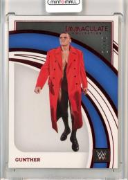 2022 Panini Immaculate Collection WWE  Gunther Base #34 Red Parallels 24/40