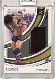 2022 Panini Immaculate Collection WWE  Xyon Quinn Standout Memorabilia RC 27/99