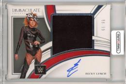 2022 Panini Immaculate Collection WWE  Becky Lynch Premium Memorabilia Autographs 58/99