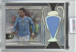 2023-24 Topps Museum Collection UEFA Club Competitions Soccer Jack Grealish Momentous Material Jumbo Autograph/#MMJR-JG【16/150】 Manchester City