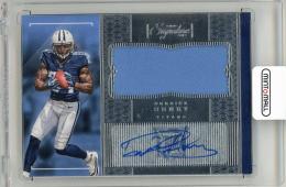 2016 Donruss Signatures DERRICK HENRY Auto RC Jersey Patch Relic #272 *Titans Baltimore Ravens