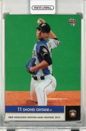 BBM 北海道日本ハムファイターズ 2014 大谷翔平 レギュラーカード《傷、白かけあり》