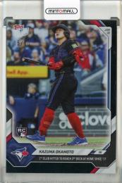 2026 Topps Now   Kazuma Okamoto Black Foil #321【5/10】 Toronto Blue Jays