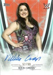 2020 TOPPS WWE Undisputed  Nikki Cross Autograph 52/99