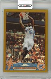 2003-04 Topps Chrome Jerry Stackhouse Refractors Gold #52【27/99】 Washington Wizards