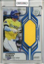 2026 Topps Tribute  Jarren Duran Tributaries Relics Blue #TJD 【94/150】 Bosto Red Sox