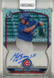 2023 Bowman Chrome Moises Ballesteros Mega Box Autographs #BMAMB Chicago Cubs