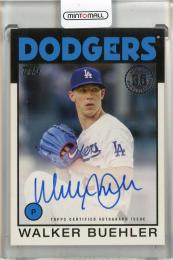 2021 Topps Walker Buehler '86 Topps Autographs #86AWBU Los Angeles Dodgers