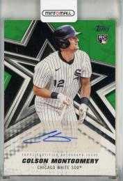 2026 Topps Colson Montgomery Stars Autographs Green Foil #BSACM【53/99】《カード左上部分に凹みあり》 Chicago White Sox