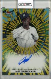 2026 Finest Jazz Chisholm Jr. Finest Personality Autographs #FPAJC Gold【47/50】 New York Yankees